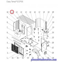 Support Moteur pour Pompes à Chaleur Easy Temp ECP06 Hayward Support Moteur pour Pompes à Chaleur Easy Temp ECP06 Hayward