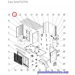 Support Moteur pour Pompes à Chaleur Easy Temp ECP06 Hayward