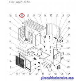 Panneau de Séparation pour Pompes à Chaleur Easy Temp ECP06 Hayward Panneau de Séparation pour Pompes à Chaleur Easy Temp ECP06 Hayward