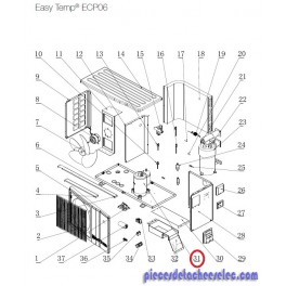 Compresseur pour Pompes à Chaleur Easy Temp ECP06 Hayward