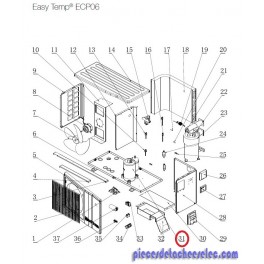 Compresseur pour Pompes à Chaleur Easy Temp ECP06 Hayward Compresseur pour Pompes à Chaleur Easy Temp ECP06 Hayward