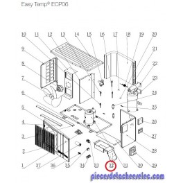 Coffret électrique pour Pompes à Chaleur Easy Temp ECP06 Hayward