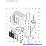 Bornier 5 Connexions pour Pompes à Chaleur Easy Temp ECP06 Hayward