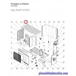 Panneau Supérieur pour Pompes à Chaleur Easy Temp ECP08 Hayward