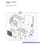 Filtre (Ø9.7 - Ø3.4) pour Pompes à Chaleur Easy Temp ECP08 Hayward