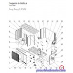 Compresseur pour Pompes à Chaleur Easy Temp ECP11 Hayward