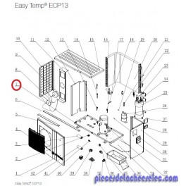 Fond pour Pompes à Chaleur Easy Temp ECP13 Hayward Fond pour Pompes à Chaleur Easy Temp ECP13 Hayward