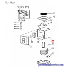 Evaporateur 19&24 KW pour Pompes à Chaleur SumHeat Hayward Evaporateur 19&24 KW pour Pompes à Chaleur SumHeat Hayward