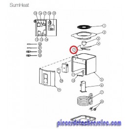 Condenseur Titane 14 KW pour Pompes à Chaleur SumHeat Hayward Condenseur Titane 14 KW pour Pompes à Chaleur SumHeat Hayward