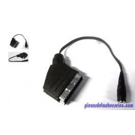 Peritel Mâle Jack 3,5 ST FEM 0M20 Cavalier Pour Téléviseur Peritel Mâle Jack 3,5 ST FEM 0M20 Cavalier Pour Téléviseur