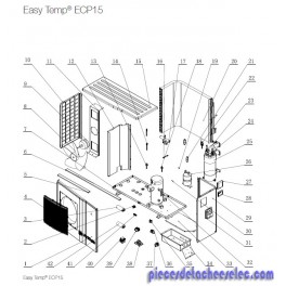 Capillaire pour Pompes à Chaleur Easy Temp ECP15 Hayward