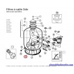 Diffuseur Inférieur avec Tube Central S0166S pour Filtres à Sable Side Hayward