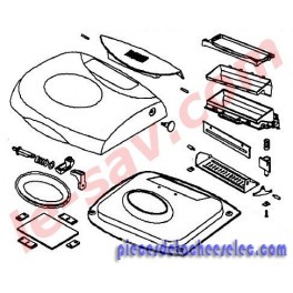 Couvercle assemblé - Machine à pain DeLonghi BDM125S