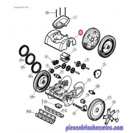 Capot Supérieur pour Robot AquaNaut 450 Hayward Capot Supérieur pour Robot AquaNaut 450 Hayward