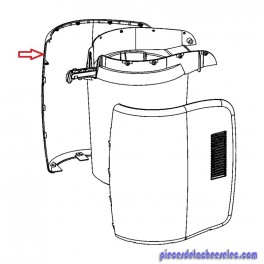 Flasque Gauche pour Tireuse à Bière Beertender Krups Flasque Gauche pour Tireuse à Bière Beertender Krups