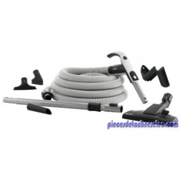 Kit Flexible 9m avec Commande Poignée Filaire pour Aspirateur Centralisé Sopra 260 Nilfisk