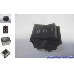 Interrupteur Bipolaire Noir 10A 22x30 mm pour Souffleur Black & Decker