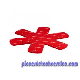 Ingénio Protège Poële x 10 Plastique Rouge TéfalTéfal Ingénio Protège Poële x 10 Plastique Rouge TéfalTéfal