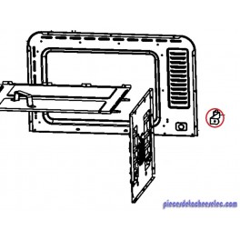Connecteur Aluminium pour Four Moulinex Connecteur Aluminium pour Four Moulinex