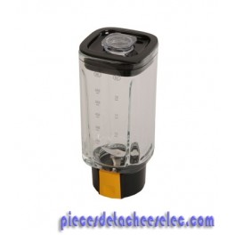 Bol Blender en Verre Complet Noir pour Blenders Moulinex