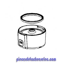 Embase + Joint de Bol Noir pour Blenders Moulinex Embase + Joint de Bol Noir pour Blenders Moulinex