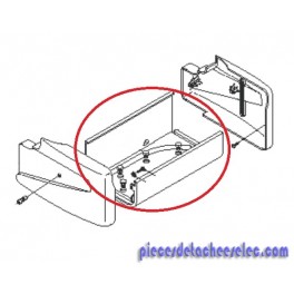 Fond Boîtier de Rangement pour Table à Repasser RI730A Astoria