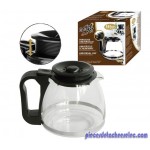 Verseuse + Couvercle Adaptable 9/15 Tasses pour Cafetières Bosch / Brandt / Braun / DELONGHI / KENWOOD / Seb