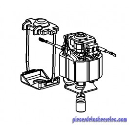 Moteur + Coupleur + Amortisseur pour Mixeur Click & Mix 450 Moulinex / Seb