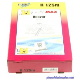 Lot de 4 Sacs Aspirateur Non Tissés + 1 Filtre pour Aspirateurs Hoover / Miele