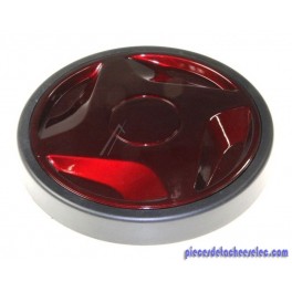 Roue Arrière + Enjoliveur Rouge pour Aspirateur Power Space Rowenta Roue Arrière + Enjoliveur Rouge pour Aspirateur Power Space Rowenta