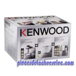 Kit d'Accessoires Hachoir + Presse-Agrumes + Râpe/Eminceur pour Kitchen Machine Cooking Chef KENWOOD Kit d'Accessoires Hachoir + Presse-Agrumes + Râpe/Eminceur pour Kitchen Machine Cooking Chef KENWOOD