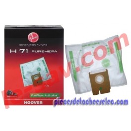 Sacs aspirateur Hoover H71 Sacs aspirateur Hoover H71