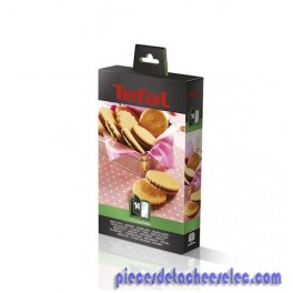 Coffret de Plaque à Biscuits avec Livre de Recettes pour Croque-Monsieur Tefal