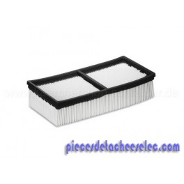 Filtre Plissé Plat PES pour Aspirateur Eau et Poussières NT 65/2 Kärcher Filtre Plissé Plat PES pour Aspirateur Eau et Poussières NT 65/2 Kärcher