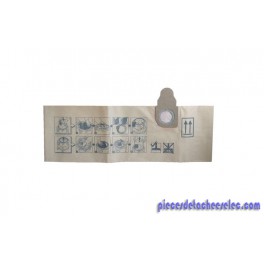Sacs en Papier x5 pour Aero 640 / 840A / 7 Gallon AS/E Nilfisk Sacs en Papier x5 pour Aero 640 / 840A / 7 Gallon AS/E Nilfisk