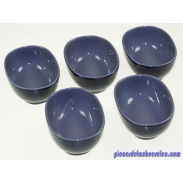 Bol Bleu x5 pour Appareil à Fondue Color Type 659 Serie 1 Tefal Bol Bleu x5 pour Appareil à Fondue Color Type 659 Serie 1 Tefal