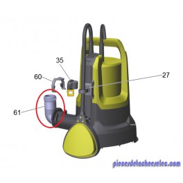 Petit Raccord pour Pompe SP2 Flat Kärcher Petit Raccord pour Pompe SP2 Flat Kärcher