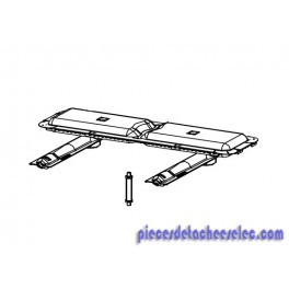 Brûleur en Inox avec Entretoise pour Barbecue Xpert 100 L Campingaz Brûleur en Inox avec Entretoise pour Barbecue Xpert 100 L Campingaz