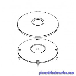 Base pour Ventilateur Turbo Silence VU5670F0 Rowenta Base pour Ventilateur Turbo Silence VU5670F0 Rowenta