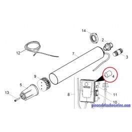 Condensateur 16µF pour Pompe Immergée BP4 Deep Well Kärcher Condensateur 16µF pour Pompe Immergée BP4 Deep Well Kärcher