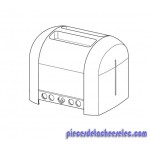 Coque Toaster pour Grille-Pain 11516 Magimix