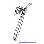 Poignée Supérieure Rouge pour Aspirateur Balai Air Force Extreme Rowenta