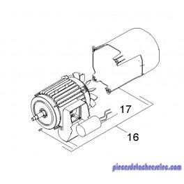 Moteur Complet pour Pompe BBP3000/42 Kärcher