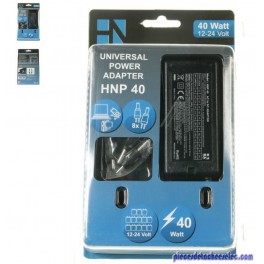 Chargeur D'alimentation Universelle 12V/24V Noir pour Ordinateur Portable THOMSON