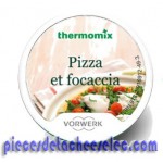 Clé Recettes Pizza et Focaccia pour Thermomix TM31/TM5 Vorwerk