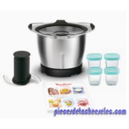 Mini Cuve+4 Pots Bébé+20 Recettes pour Robot Companion Moulinex Mini Cuve+4 Pots Bébé+20 Recettes pour Robot Companion Moulinex