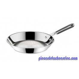 Poêle 30cm Pro Inox Induction Tefal 