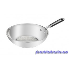Poêle Wok 28cm Pro Inox Induction Tefal Poêle Wok 28cm Pro Inox Induction Tefal