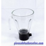 Bol  Blender Noir en Verre pour Robot Smoothie KENWOOD
