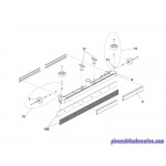 Embouchure Droite Complète pour Autolaveuse Nilfisk